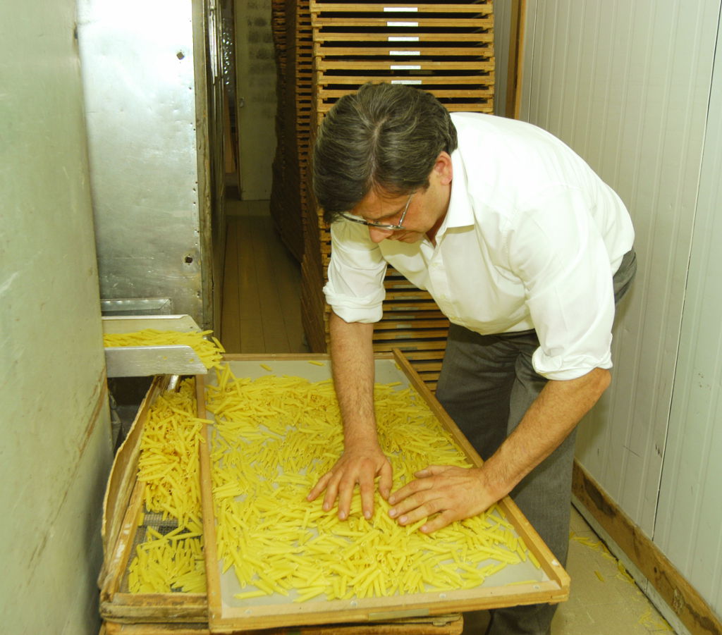 Fabrication de pâtes artisanales italiennes